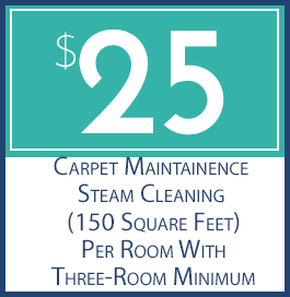 $25 Carpet Cleaning, Per Room With Three-Room Minimum (150 Square Feet)  